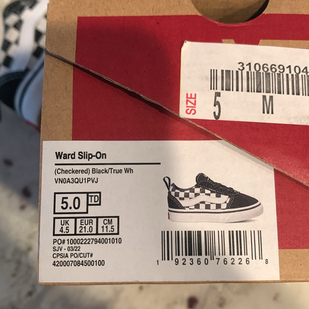 LIKE NEW/EUC Toddler VANS Old Skool Checkerboard - Picture 12 of 12